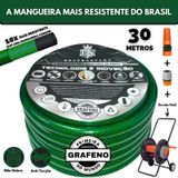 Mangueira Para Jardim 30 Mt Com Carrinho Enrolador - Gf.