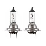 2x Lampada Automotiva Halogena H7 55w 8500k Hid Farol Baixo