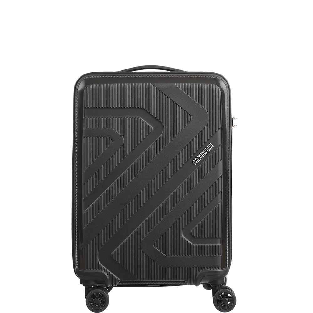 Mala De Bordo Pequena Viagem Polipropileno American Tourister Camboriu Cadeado Tsa Rodas 360 Preta