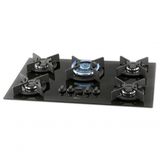 Fogão Cooktop Fischer 5 Bocas Tripla Chama Infinity Preto 26298-57077 Bivolt