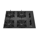 Fogão Cooktop Ultra Chama - 4 Bocas - Mueller Preto