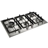 Cooktop Brastemp 5 Bocas Gourmand Bdk90dr Inox 220v