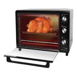 Forno Eletrico Bancada Britania 50l Preto Com Dourador 220v