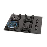 Fogão Cooktop Fischer 4 Bocas Tripla Chama Infinity Preto 26297 - 57076 Bivolt