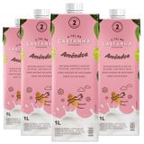 Kit 4x Bebida De Amendoas Sem Lactose A Tal Da Castanha 1l