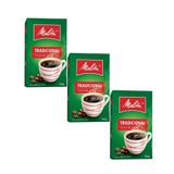 Café Em Pó Tradicional Melitta 500g Kit 3