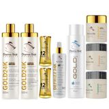 Kit De Diva Tratamento Capilar Gold Dama Hair (9 Uni)