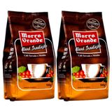 Kit 2 Cafe Morro G Torrado E Moído Blend Tradição 500g Cada