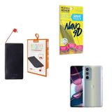 Power Bank 10.000mah + Capa Motorola Edge30pro + Película 9d