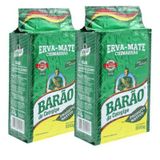 Kit 2 Erva Mate Chimarrão Vácuo Nativo Barão Cotegipe 500g