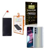 Kit Power Bank 10000mah + Capinha Motorola G32 + Película 3d