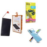Kit Power Bank 5.000mah + Capa Motorola G535g + Película 9d