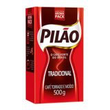 Café Pilão Torrado E Moído Tradicional Vácuo 500g