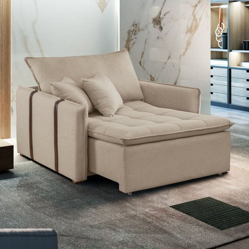 Poltrona Cama 110cm Detroid Celflex Cru