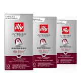 30 Cápsulas Para Nespresso, Intenso, Café Italiano Illy