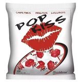 Pacote Pirulito Pop Kiss Cereja Florestal 100 Unids De 10g