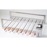 Churrasqueira Rotativa Giratória 8 Espetos Bivolt Aço Inox Cris8 - Arke