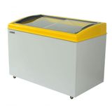 Freezer Horizontal Tripla Ação Fh400b 400l Branco/borda Amarelo Artico 110v