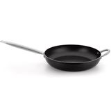 Frigideira Profissional Preta 36 Cm 6,5 L Em Alumínio Com Revestimento Interno Antiaderente Multiflon