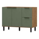 Balcão Pia 120cm 2 Porta 3 Gavetas Mx Móveis Toscana