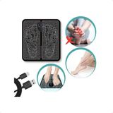 Massageador Pulso Elétr Perna Pés Almof - Preto - 110v/220v