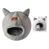 Casinha Cama Iglu Toca Tenda Cabana Para Gato Cachorro Pet