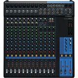 Mesa De Som Analógica Yamaha Mg16 16 Canais Bivolt Preta