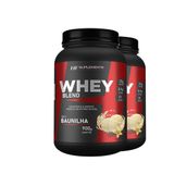 Kit 2x Whey Protein De Baunilha 900g Hf Suplements