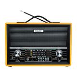 Radio Portatil Retro Com 4 Bandas Am Fm Sw Livstar