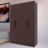 Guarda-Roupa Ville com 4 Portas, 2 Gavetas e 2 Prateleiras, 134cm de Largura - Bartira