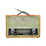 Radio Portatil Retro Com 4 Bandas Am Fm Sw Livstar