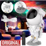 Projetor Luz Noturna Astronauta Luminária Efeito Galaxia