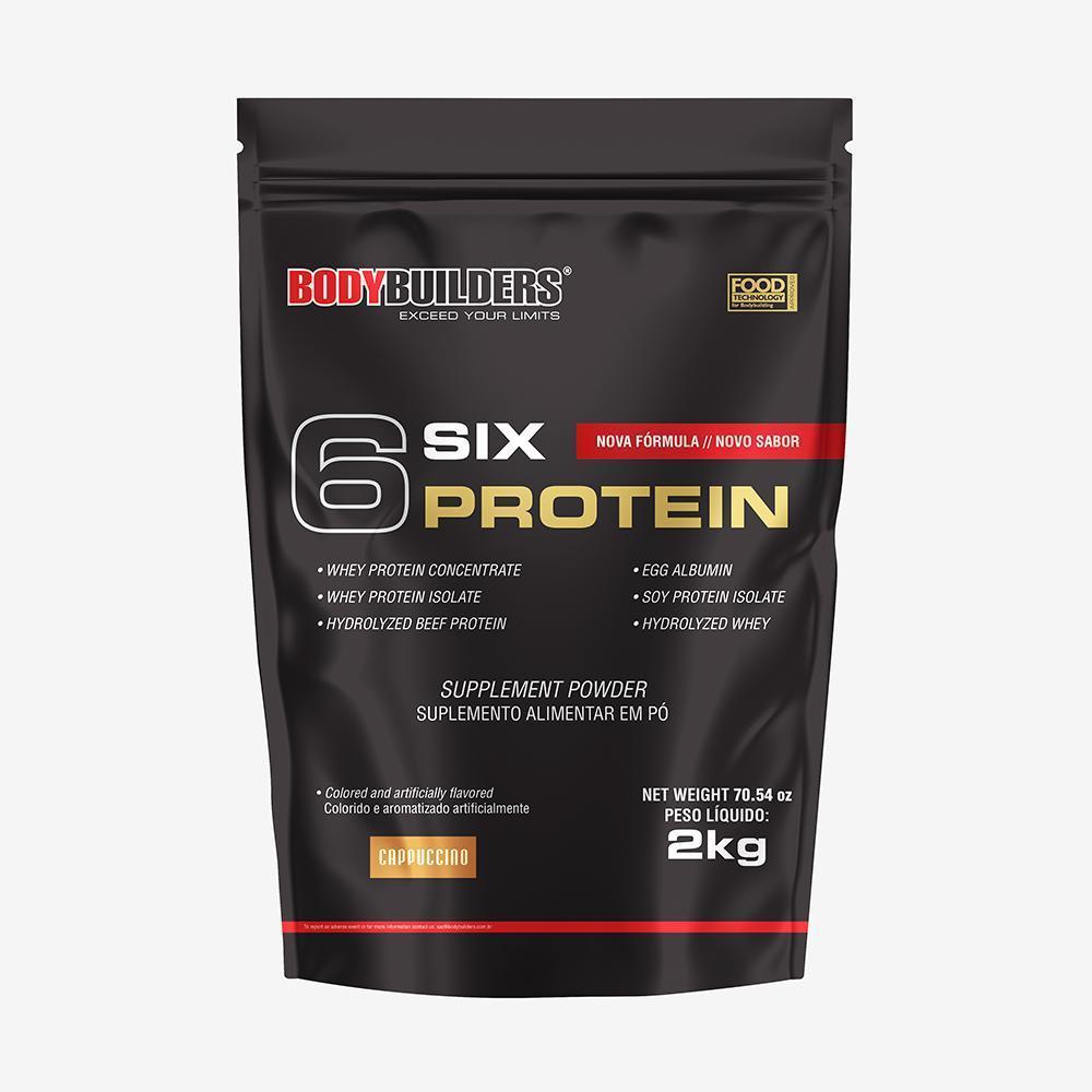 Whey Protein Concentrado Sabor Cappuccino -6 Six Protein 2kg