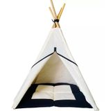 Caminha Cabana Pet Caes E Gatos +tapete Acolchoado 105x70x70