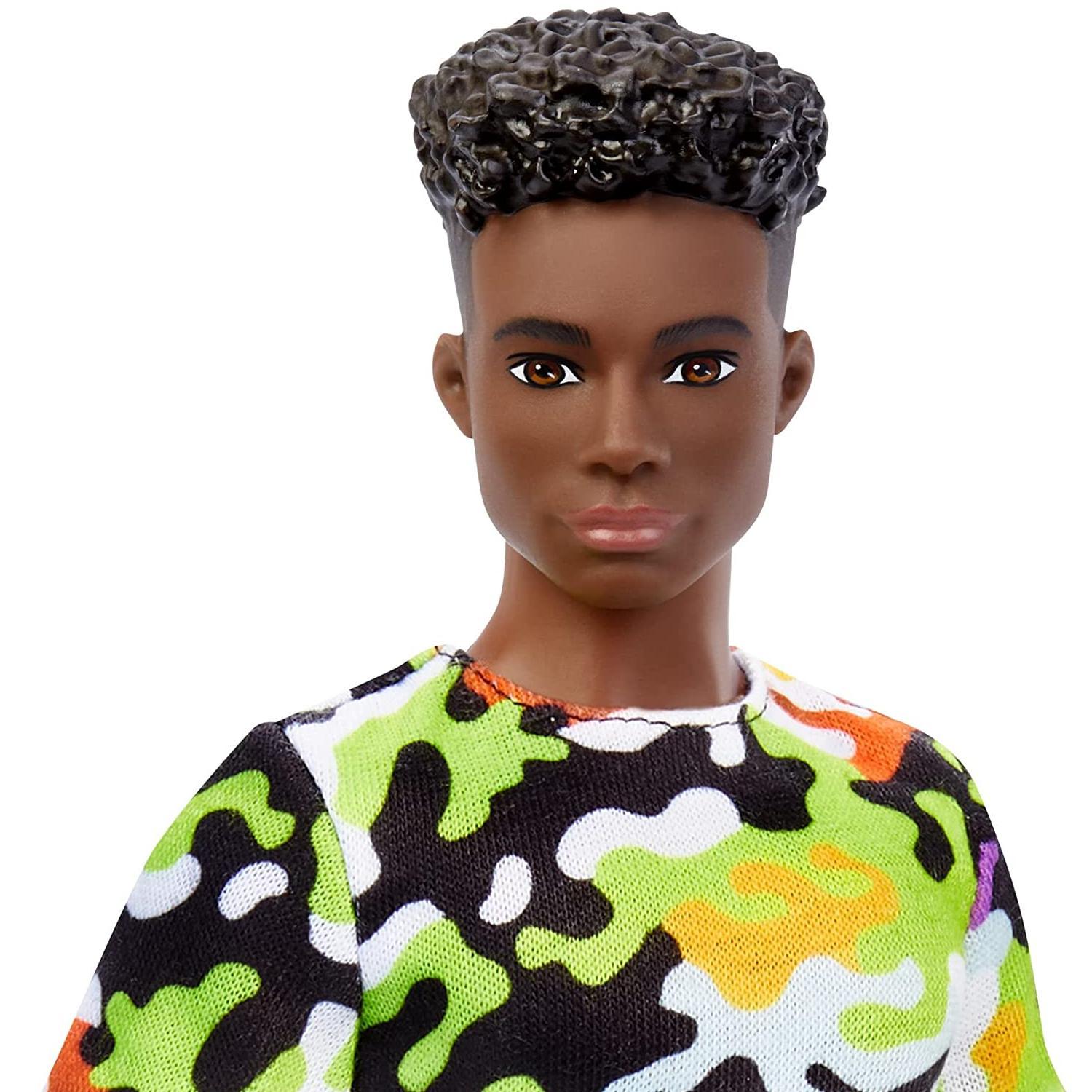 Boneco Ken Fashionista Negro 183 Dwk44 Mattel Coleção Linha