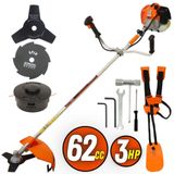 Roçadeira Lateral Vulcan Gasolina Vr620h 2t 62cc 3hp P/ Mato