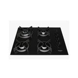 Cooktop 4 Bocas Dako Supreme A Gás Acendimento Automático E Tripla Chama Preto Bivolt