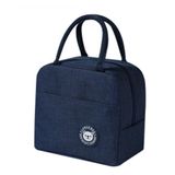 Lancheira Termica De Passeio Bolsa Marmita Portátil Azul