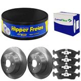 Kit Pastilha Disco Dianteiro Solido Novo Uno 1.3 2016 A 2021