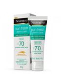 Protetor Solar Neutrogena Sun Fresh Derm Care Sem Cor Fps70