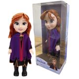 Boneca Frozen Anna Articulada Com 35cm Disney Multikids