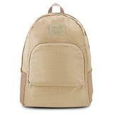 Mochila Dobrável Para Viagem Estampa Lisa Jacki Design Creme