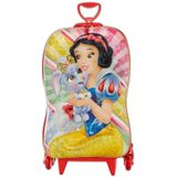 Mochila De Rodinhas 3d Maxtoy Branca De Neve Vermelho