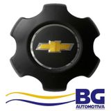 Calota Centro De Roda S10 Ltz 12-15 Preto Com Emblema