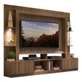 Estante Com Suporte Tv 65&quot; E Leds Berlim Multimóveis V3384 Madeirada Madeirado