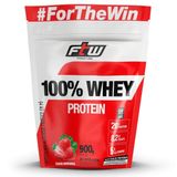 Whey Ftw 100% Concentrado Alta Proteina Glutamina 900g Refil