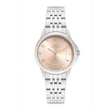 Relogio Technos Feminino Prata Rosa Aço Inox 2035mxd/1t