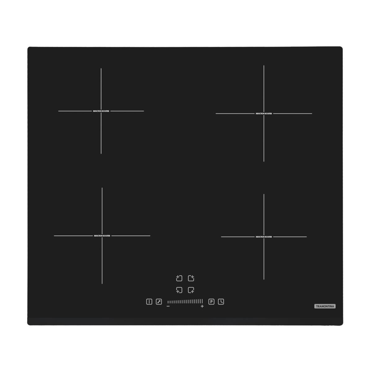 Cooktop Por Indução Tramontina Square Slider B 4ei 60 220v