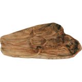 Wood Petisqueira 4x54x37cm Madeira Natural Com 5 Divisoes