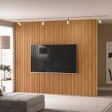 Painel Ripado Modular 2,50x2,97cm 7,43m² Nature Fosco